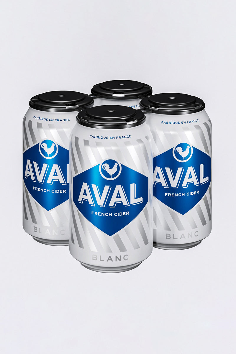 Blanc AVAL dry French cider 4-pack
