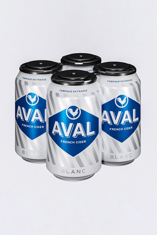Blanc AVAL dry French cider 4-pack