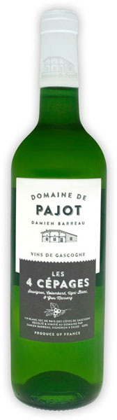 Pajot Côtes de Gascogne Blanc "4 Cépages”